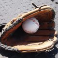 baseball-glove-on table
